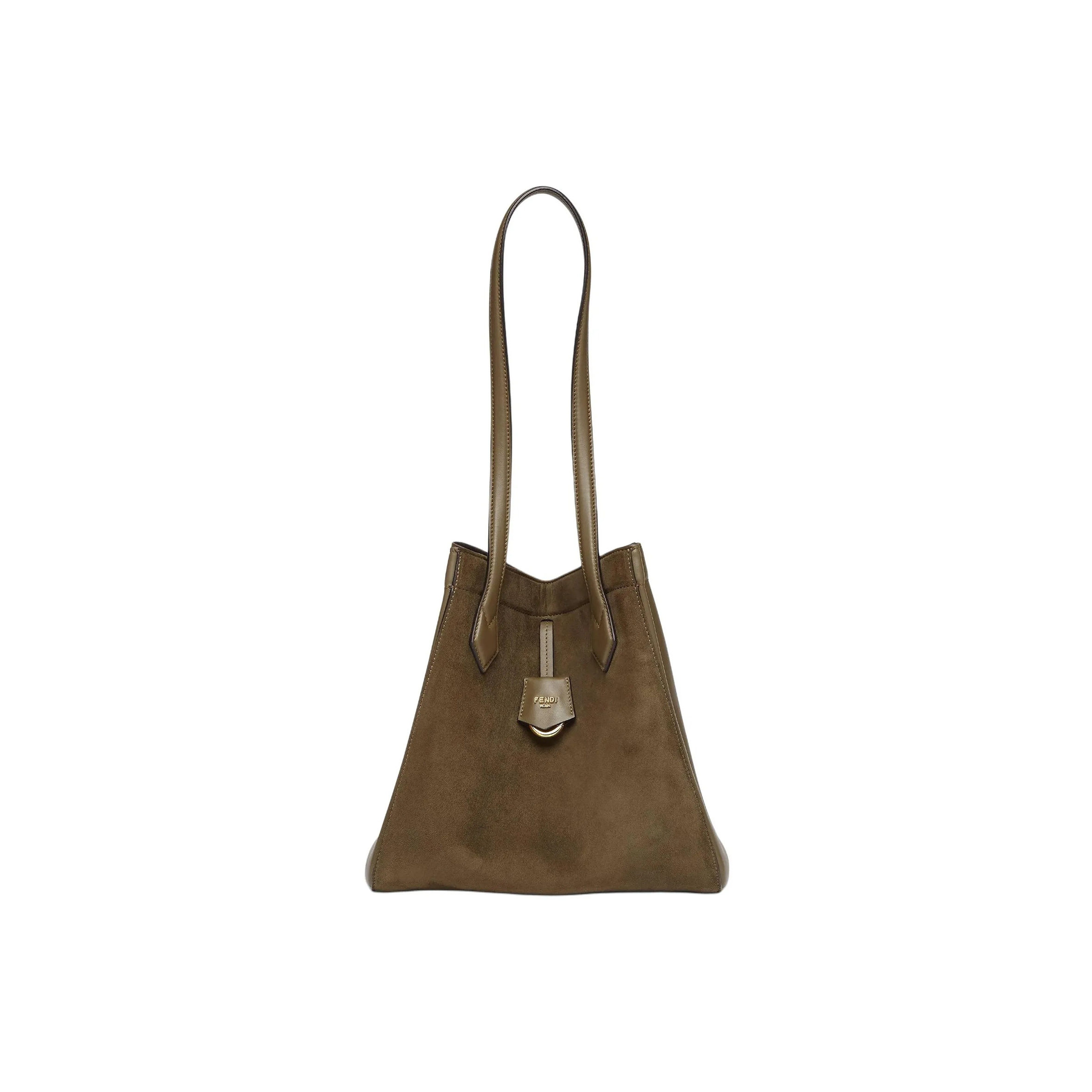 F**di origami medium leather green 8bh414as79f1ppt (27*27*15cm)